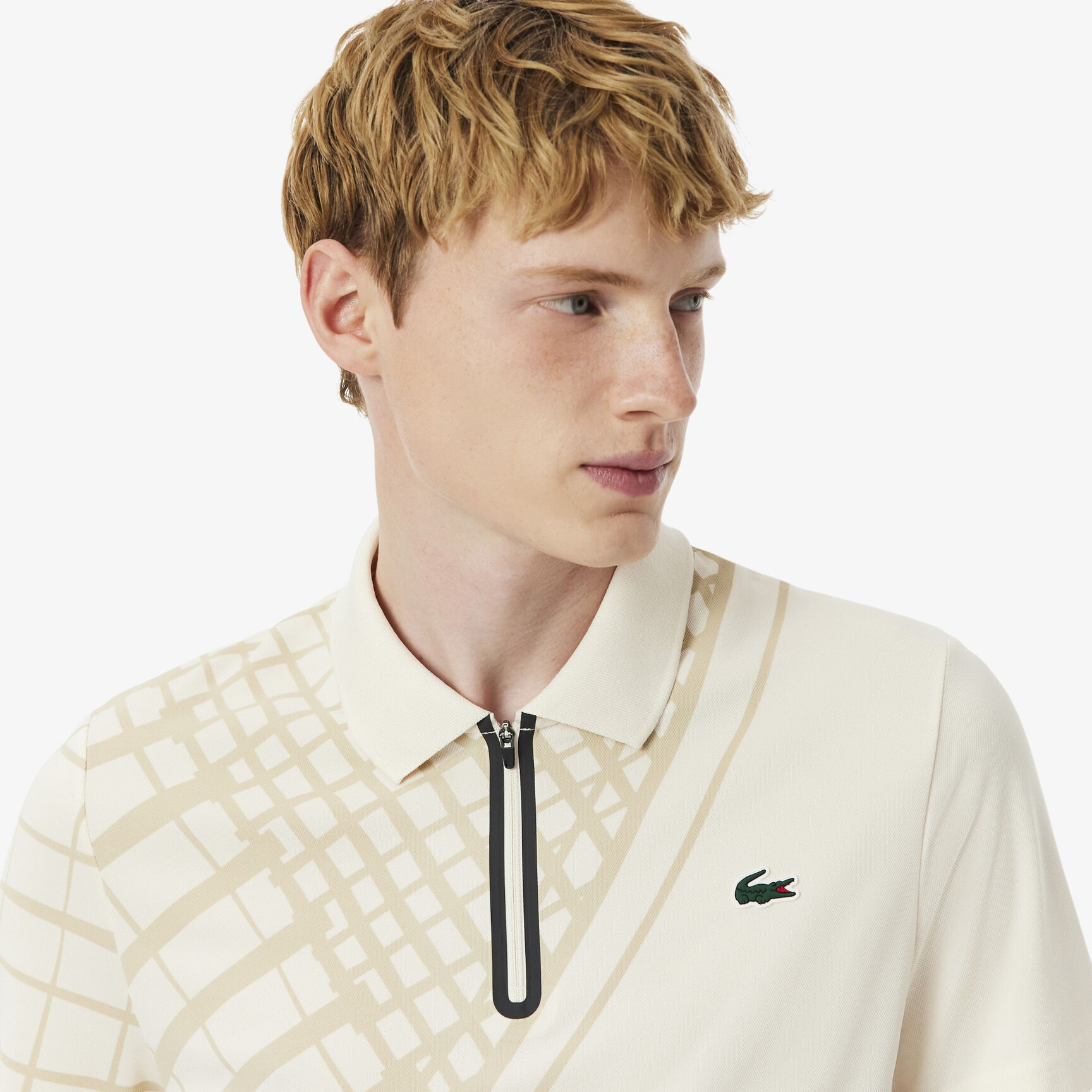 Ultra Dry Printed Slim Fit Tennis Polo Shirt