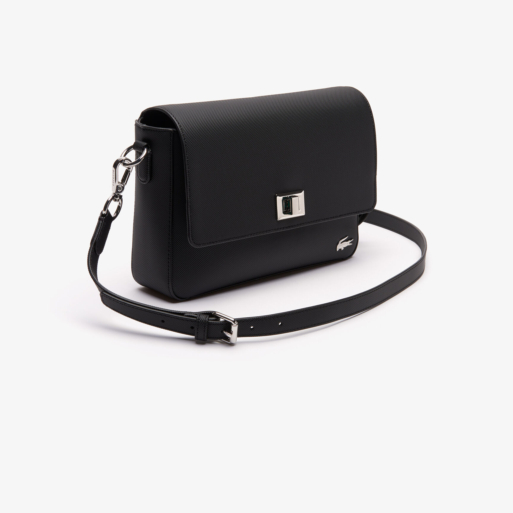 Women's Daily Classic Coated Piqu&eacute; Canvas Clasp Shoulder Bag