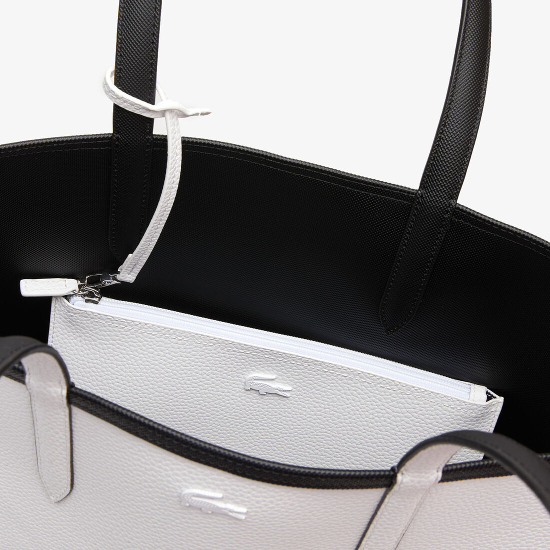 Women's Lacoste Contrast Branding Reversible Shopping Bag Women's Lacoste Contrast Branding Reversible Shopping Bag