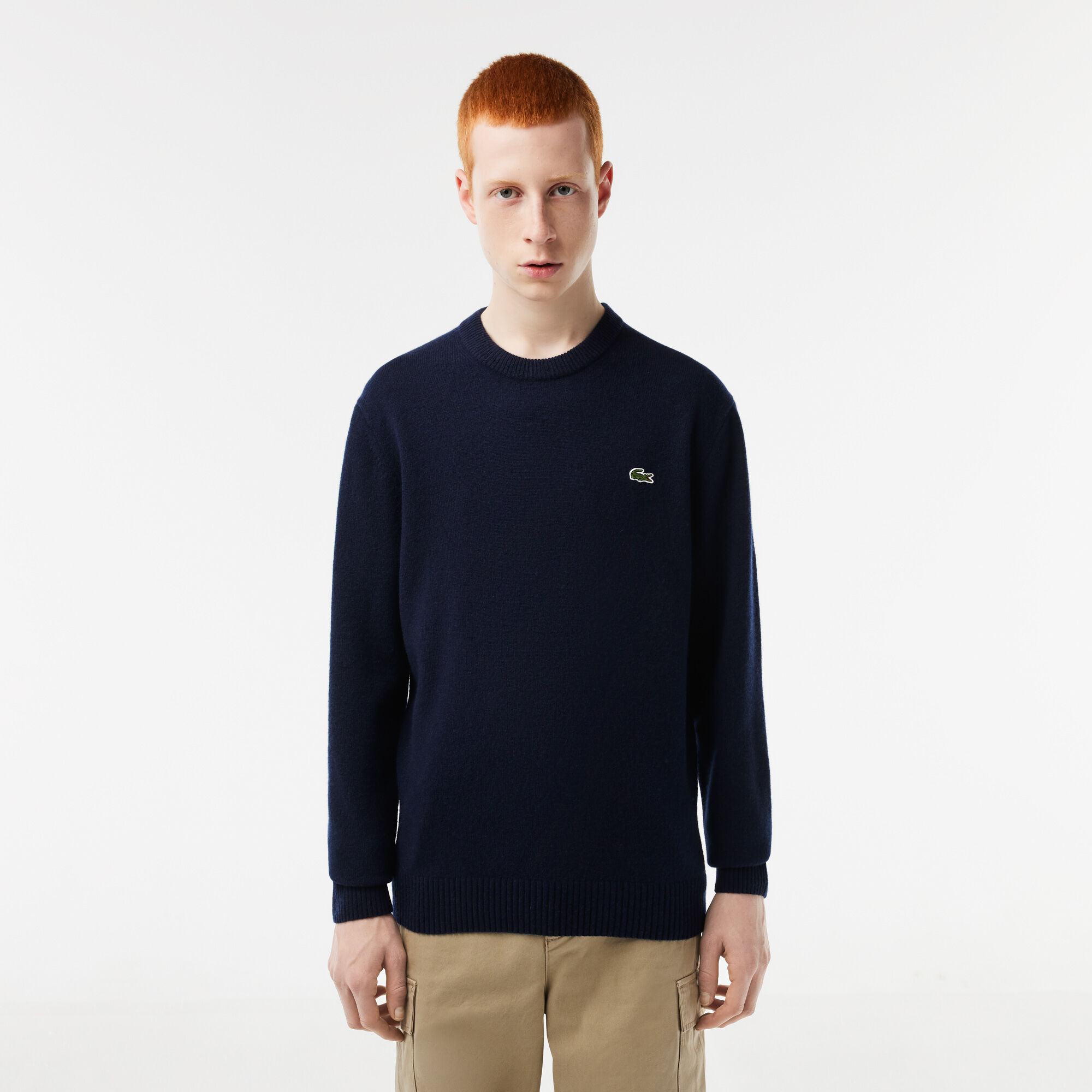Lacoste wool crew neck jumper new arrivals