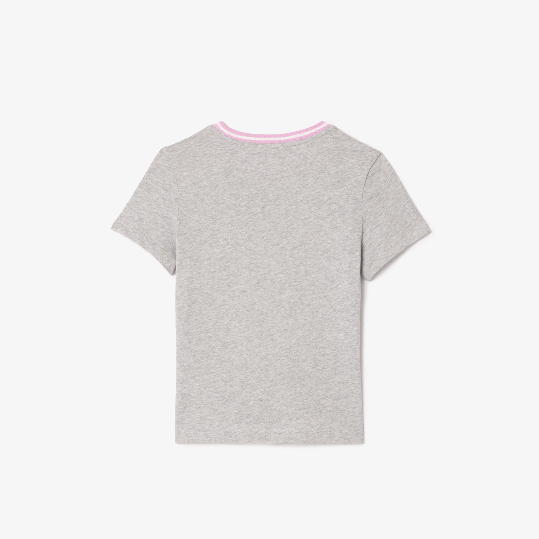 Contrast Print Cotton T-shirt