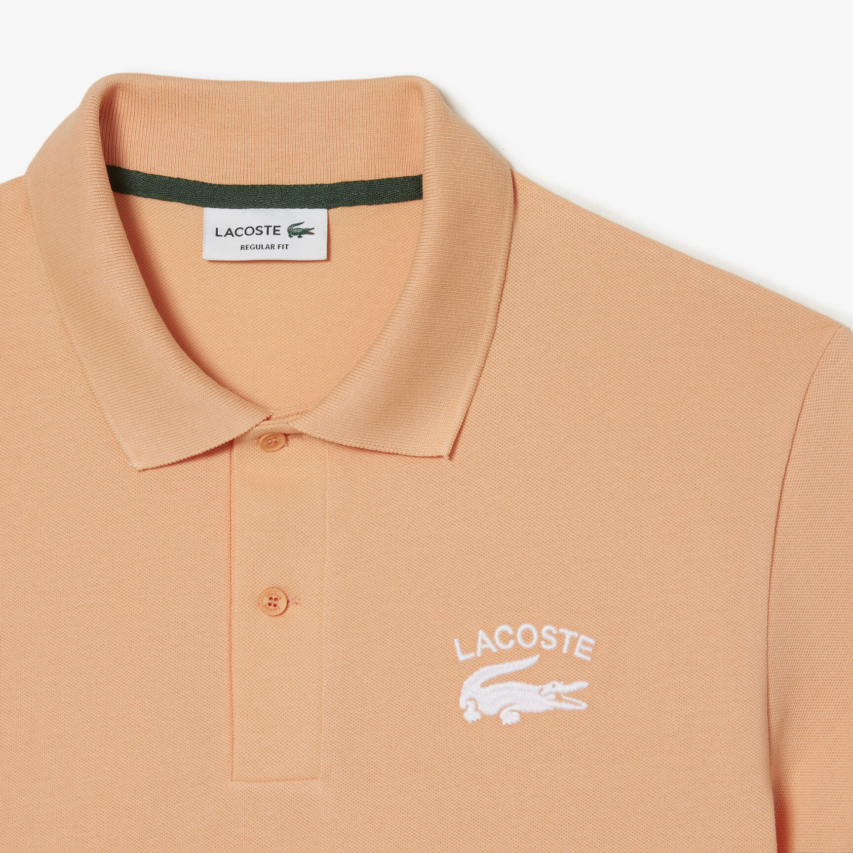 Men's Lacoste Branded Stretch Mini Piqu&eacute; Polo