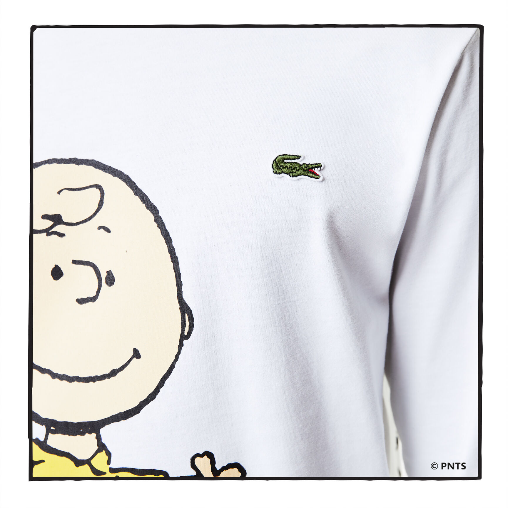 تيشيرت رجالي من القطن العضوي من مجموعة Lacoste x Peanuts تيشيرت رجالي من القطن العضوي من مجموعة Lacoste x Peanuts