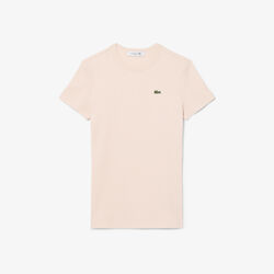 lacoste slim fit ribbed cotton t shirt