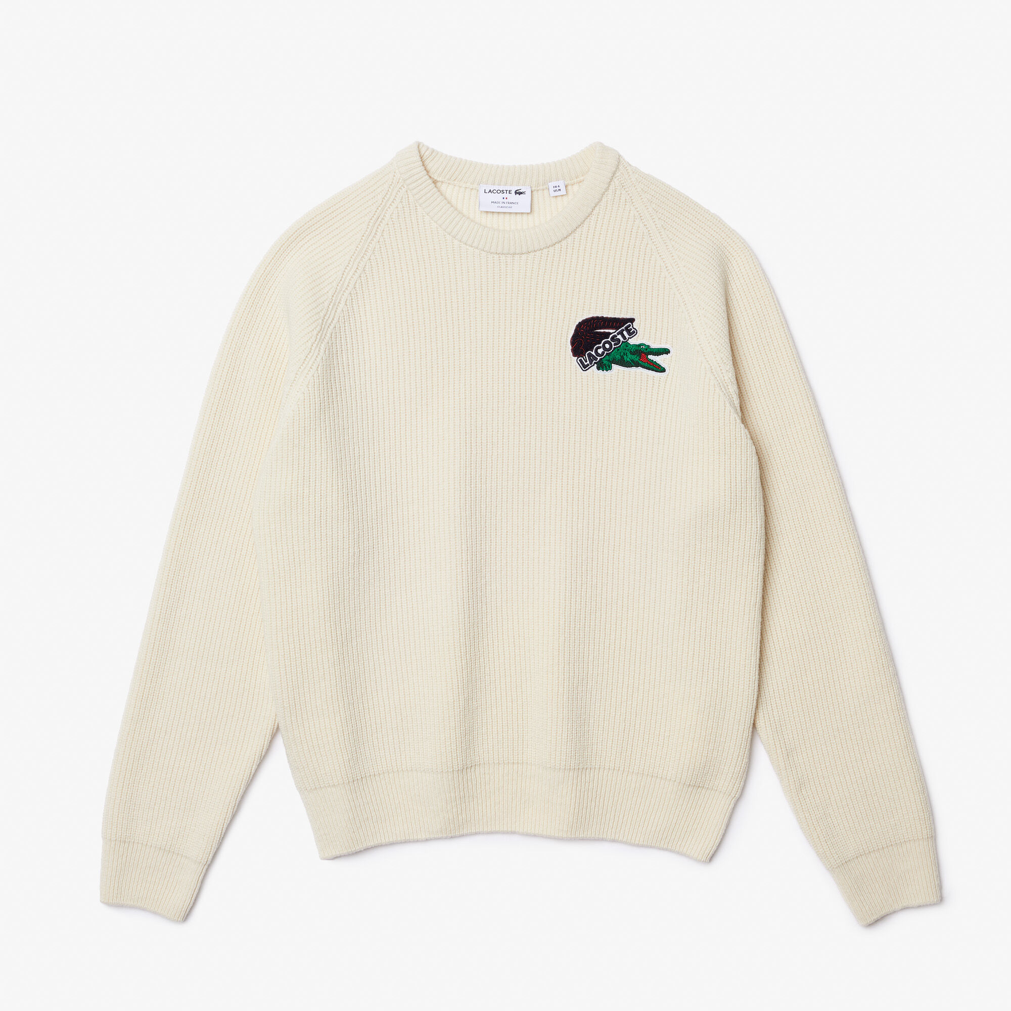Lacoste sweater sales big logo
