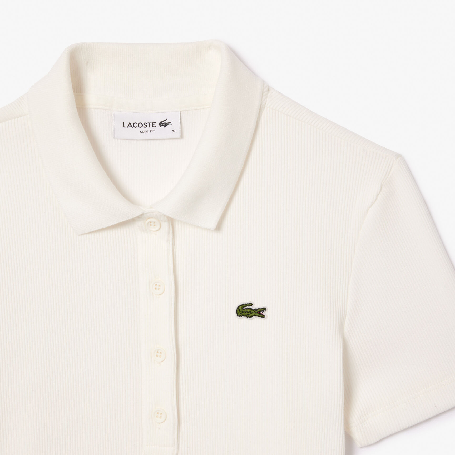 Slim Fit L.12.D Ribbed Cotton Polo Shirt