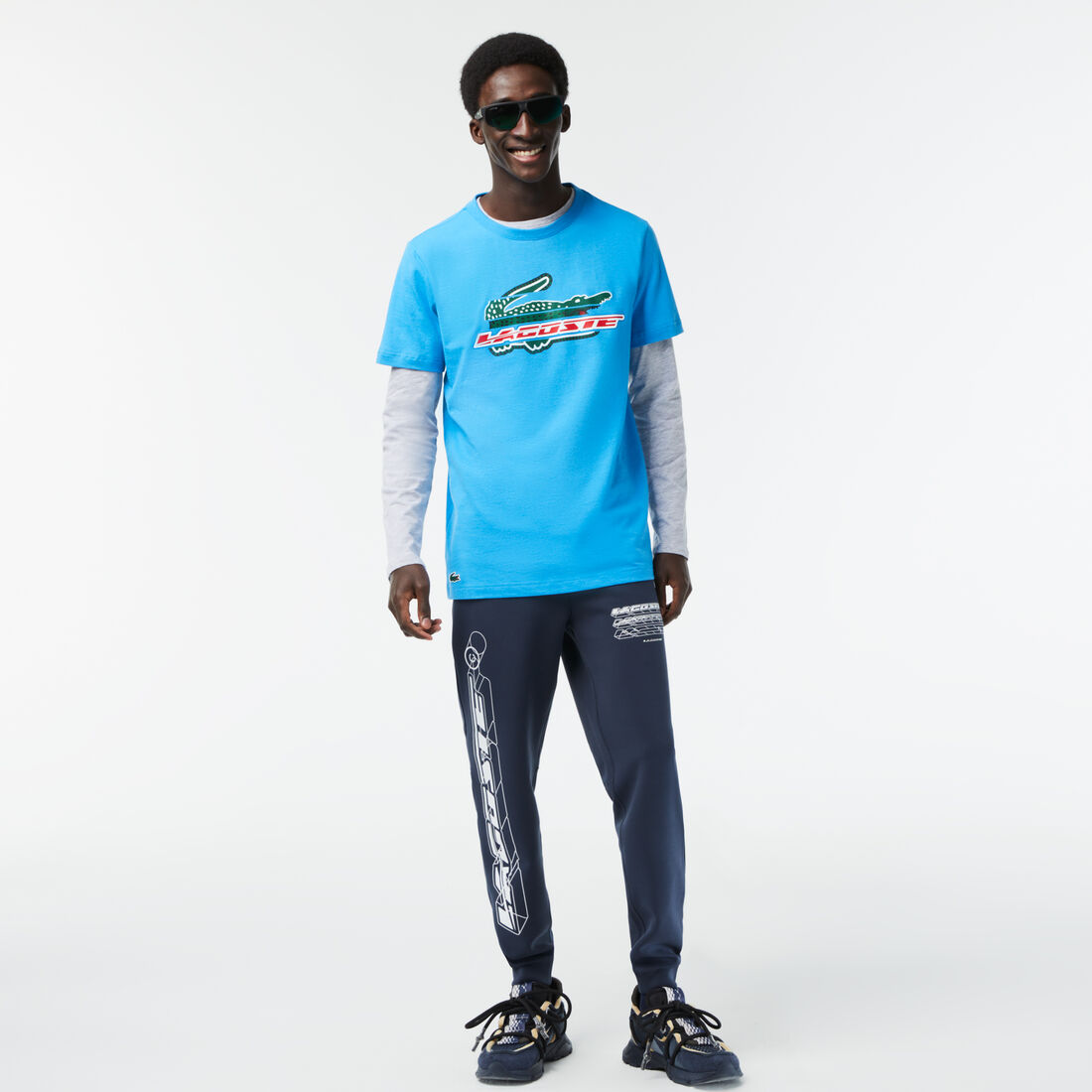 Men's Lacoste Sport Regular Fit Organic Cotton T-shirt Men's Lacoste Sport Regular Fit Organic Cotton T-shirt