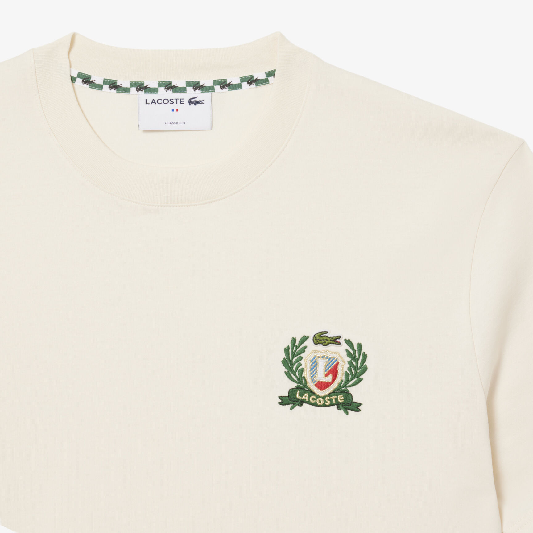 French Made Embroidered Badge T-shirt