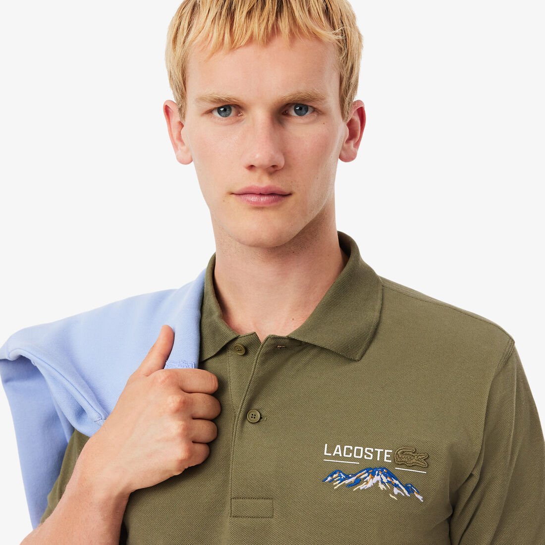 Classic Fit Embroidered Motif Pique Polo Shirt Classic Fit Embroidered Motif Pique Polo Shirt