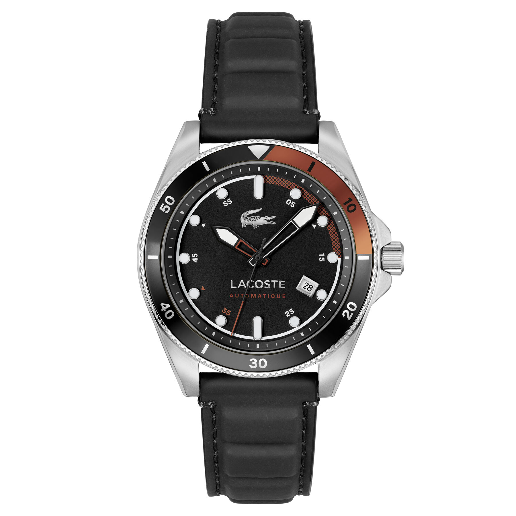 lacoste mainsail automatique mens watch