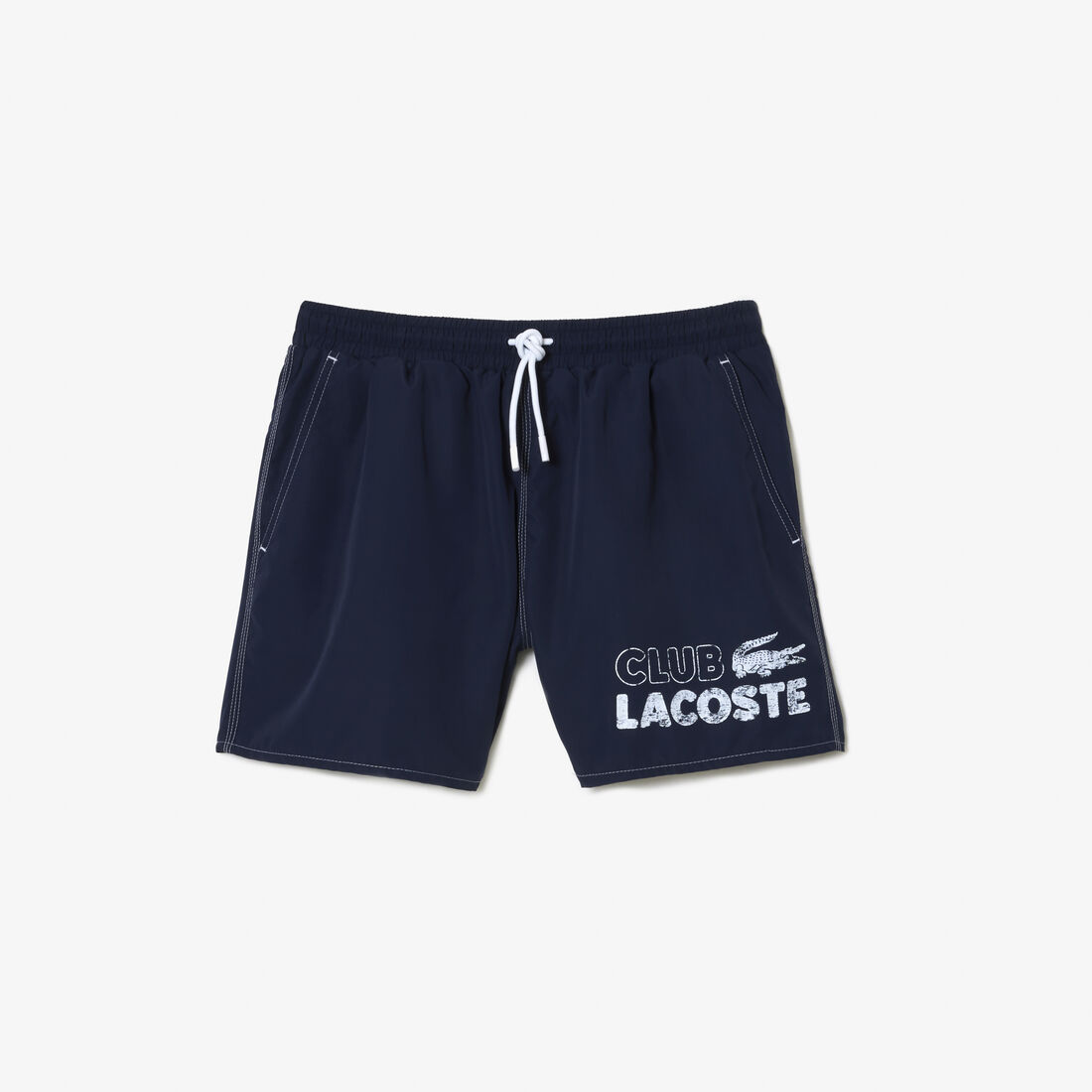 Men’s Lacoste Quick Dry Swim Trunks with Integrated Lining