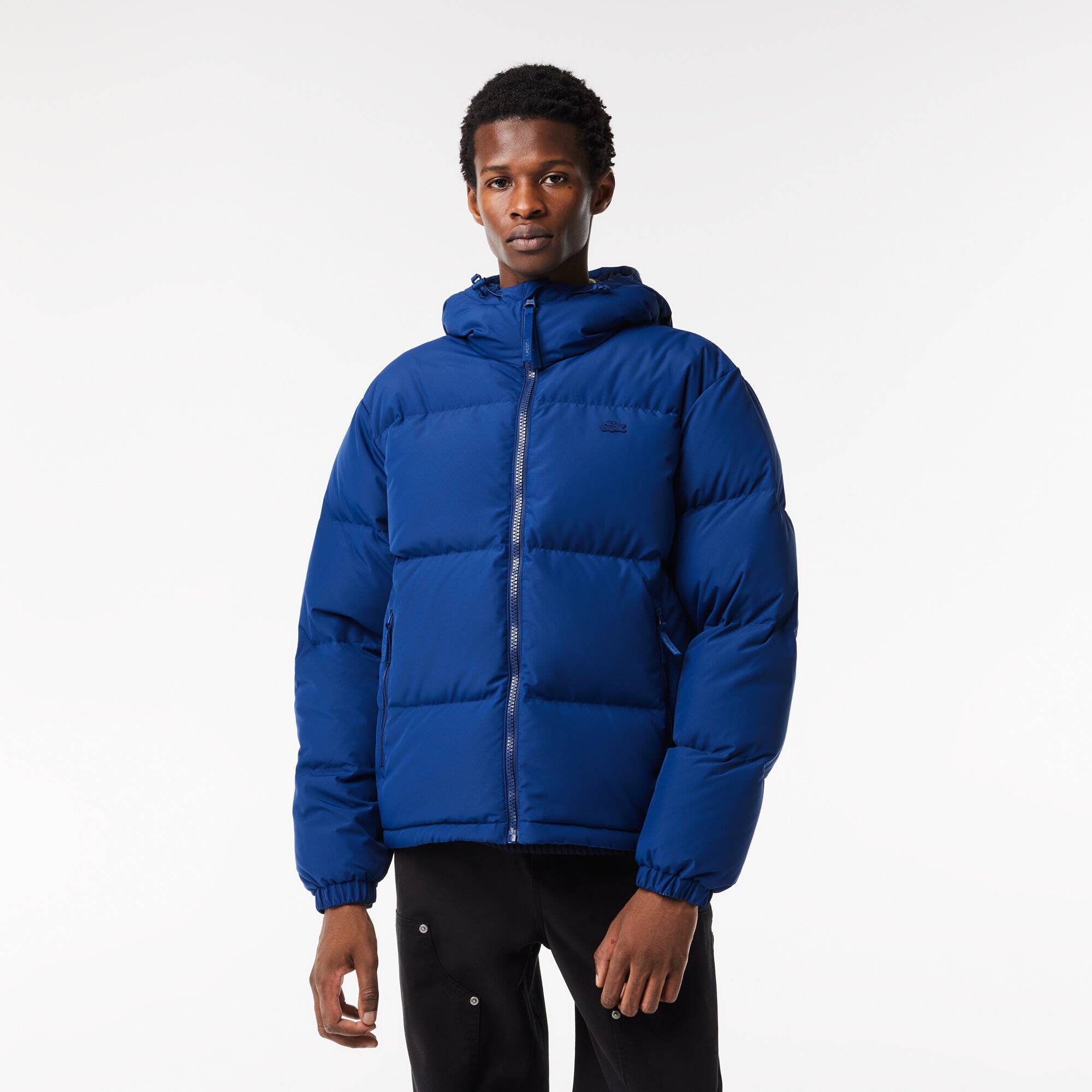 Quilted short jacket clearance