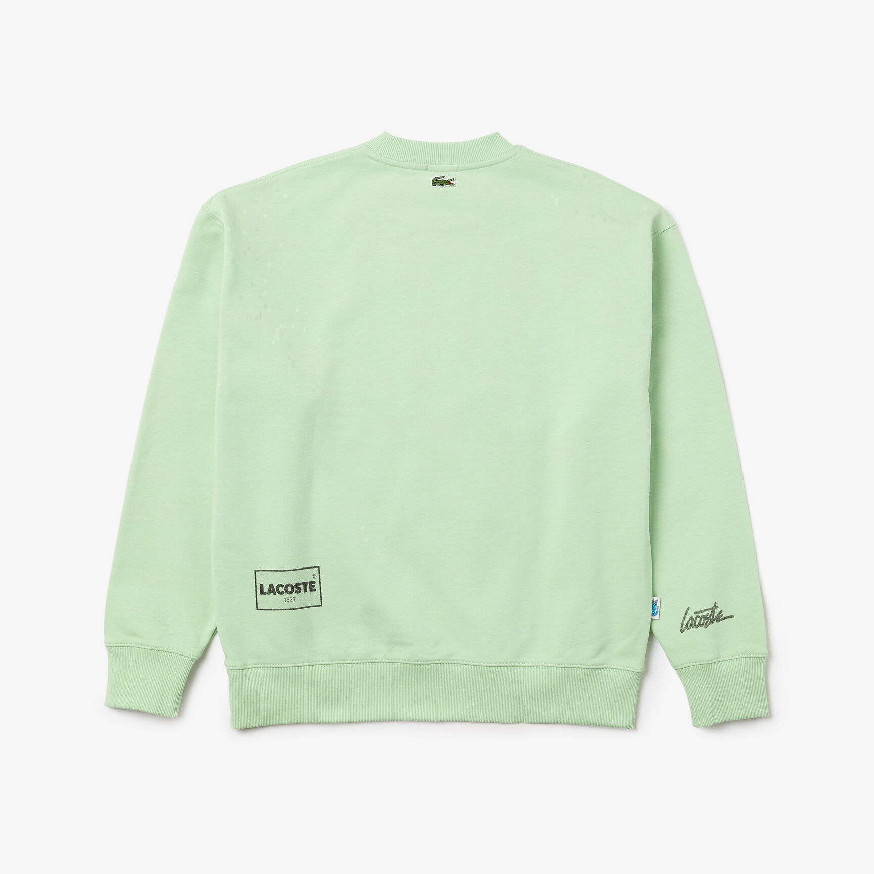 سويت شيرت كلاسيكي مطبوع قطن بقصة فضفاضة للجنسين مجموعة Lacoste L!VE سويت شيرت كلاسيكي مطبوع قطن بقصة فضفاضة للجنسين مجموعة Lacoste L!VE