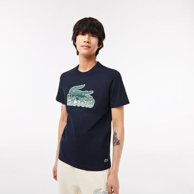 Men’s Lacoste Cotton Jersey Print T-shirt