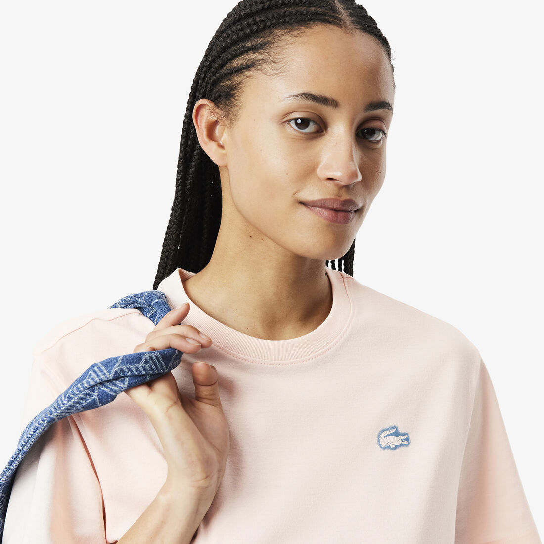 تي شيرت جيرسيه بطبعة تمساح تي شيرت جيرسيه بطبعة تمساح