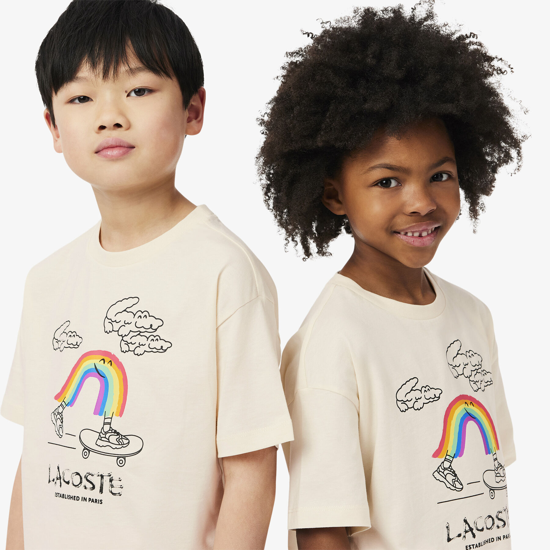 Printed Cotton T-shirt lacoste printed cotton t shirt