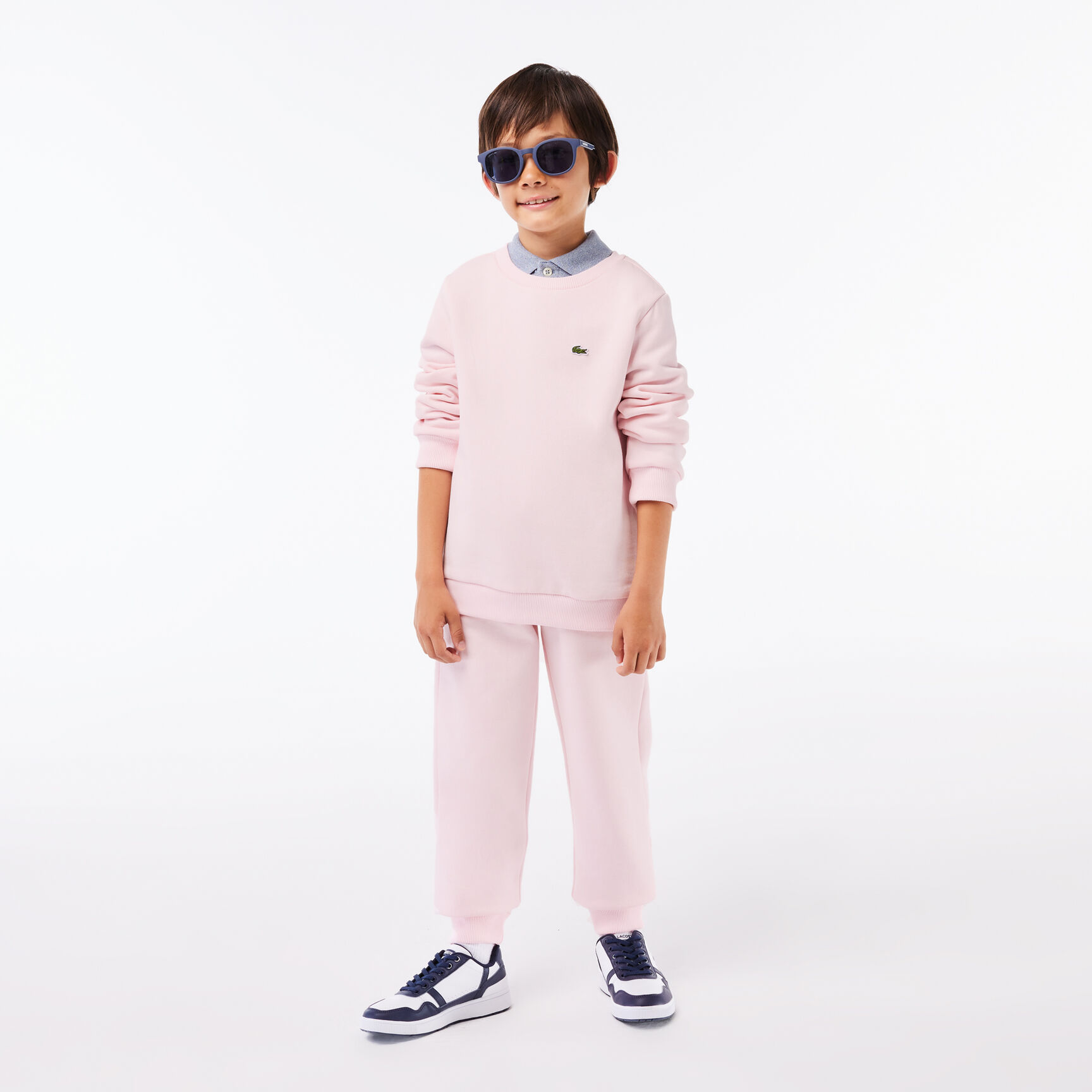 Kids' Lacoste Organic Cotton Flannel Sweatshirt