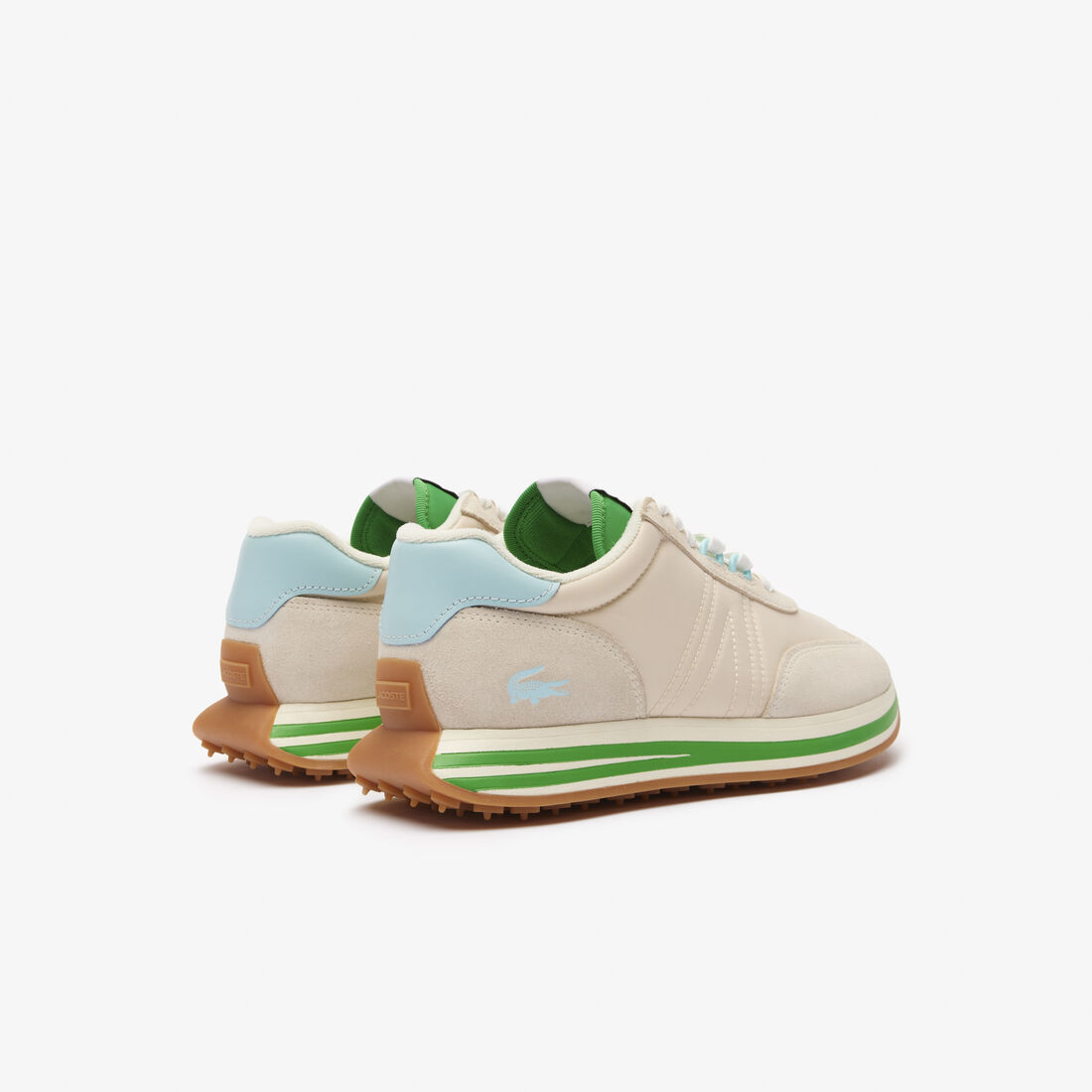 سنيكرز ال-سبين جلد وقماش للنساء