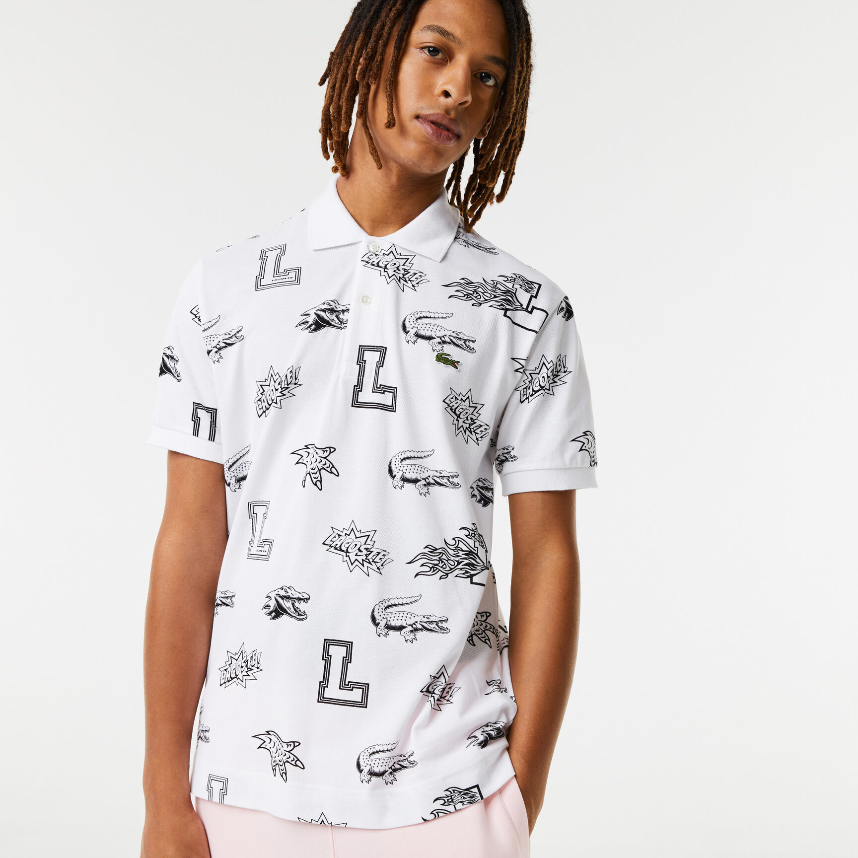 Unisex Lacoste Holiday Custom Print Polo Unisex Lacoste Holiday Custom Print Polo