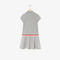 Girls' Pleated Cotton Petit Piqué Polo Dress lacoste girls pleated cotton petit piqu polo dress