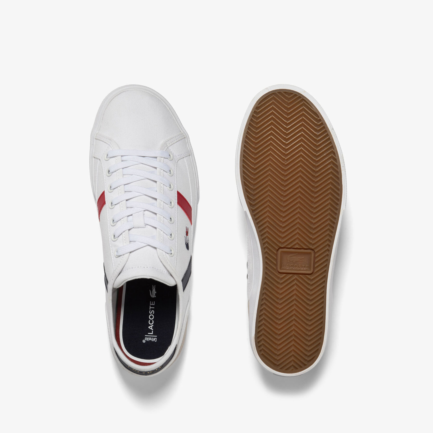 Men's Lacoste Sideline Pro Textile Tricolour Trainers men s lacoste sideline pro textile tricolour trainers