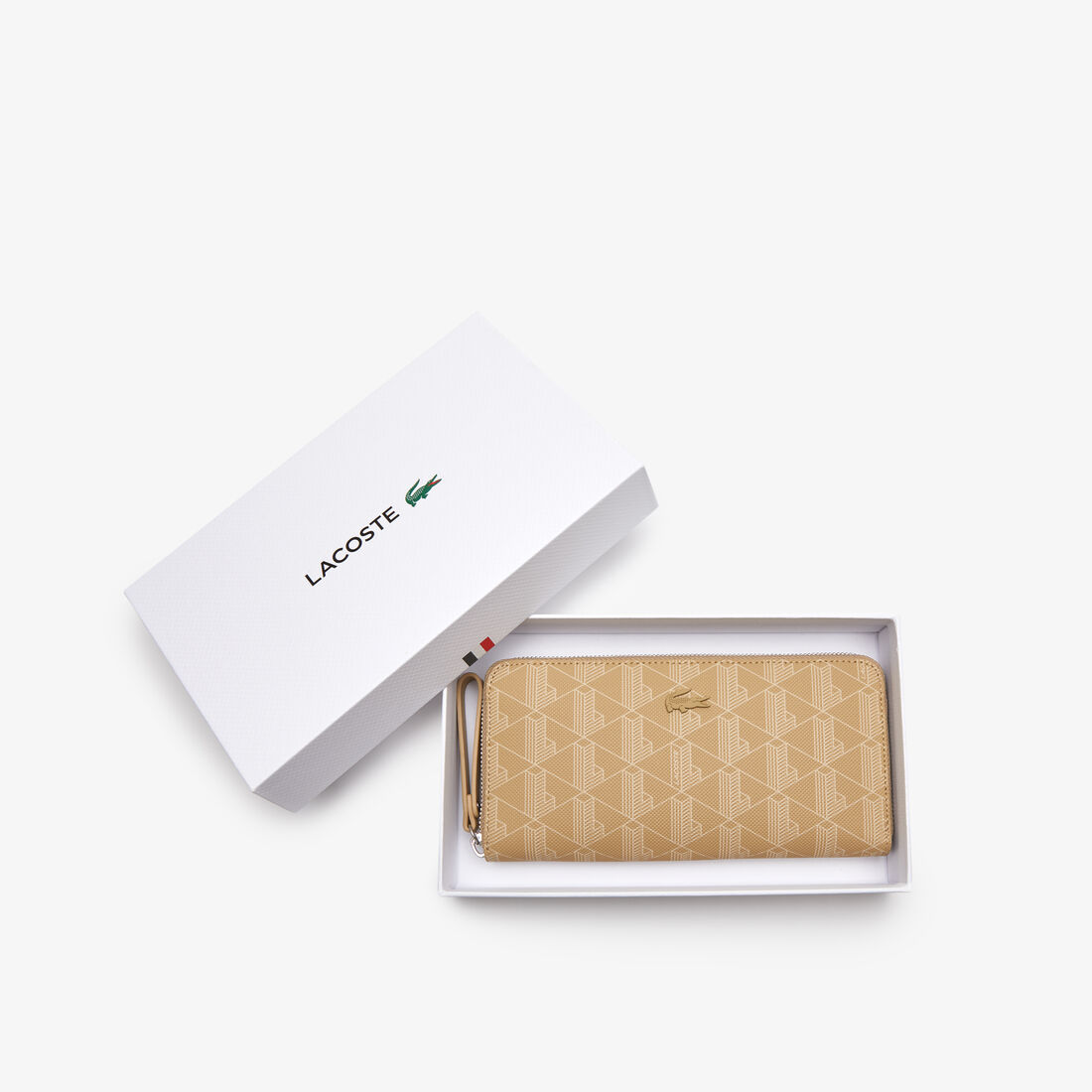 Women's Lacoste Monogram Print Zip Wallet Women's Lacoste Monogram Print Zip Wallet