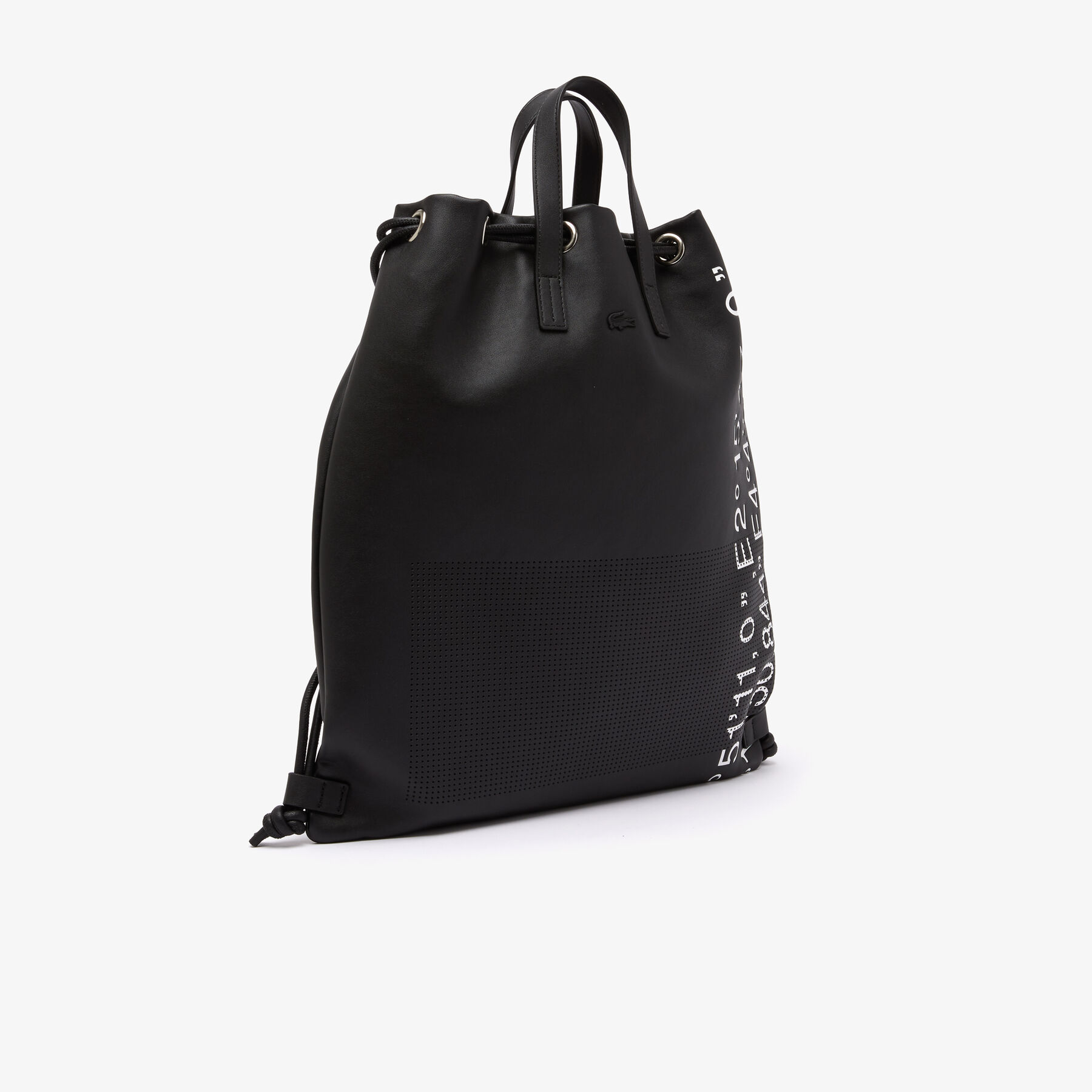 Unisex Lacoste Contrast Geographical Coordinate Flat Backpack unisex lacoste contrast geographical coordinate flat backpack