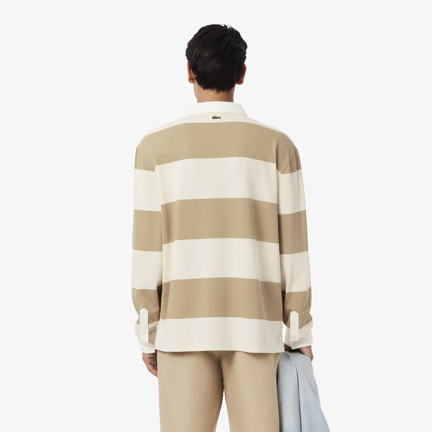 Relaxed Fit Striped Rugby Polo Shirt Relaxed Fit Striped Rugby Polo Shirt