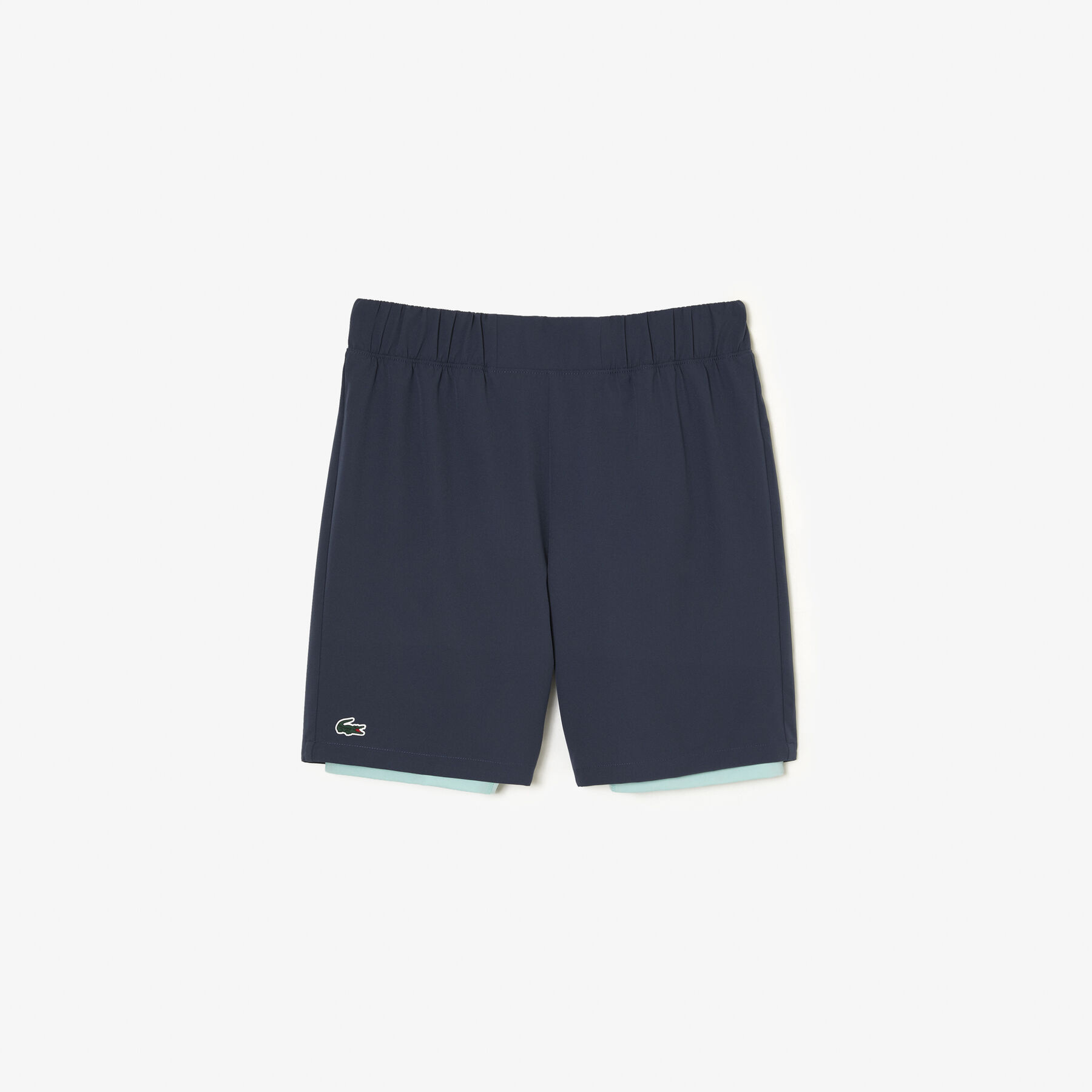 لاكوست شورت ببوكسر مدمج وتصميم بلونين للرجال مجموعة lacoste sport