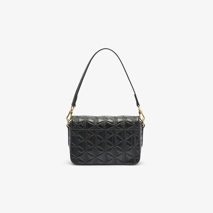 Maheki Embossed Leather Shoulder Bag