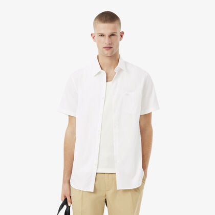 Regular Fit Short Sleeved Cotton Shirt