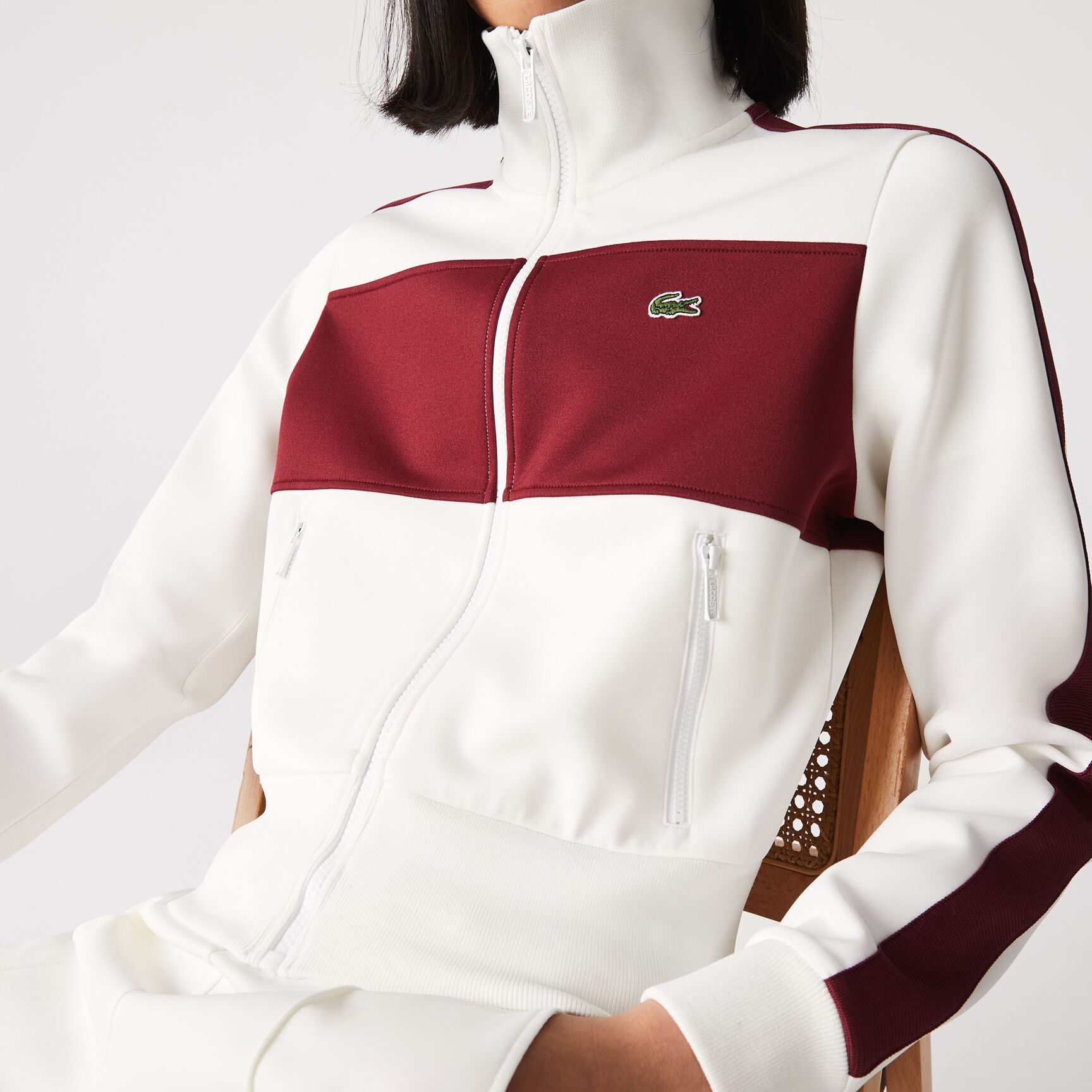 Women’s Heritage High Neck Colour-block Zip Tracksuit Jacket Women’s Heritage High Neck Colour-block Zip Tracksuit Jacket