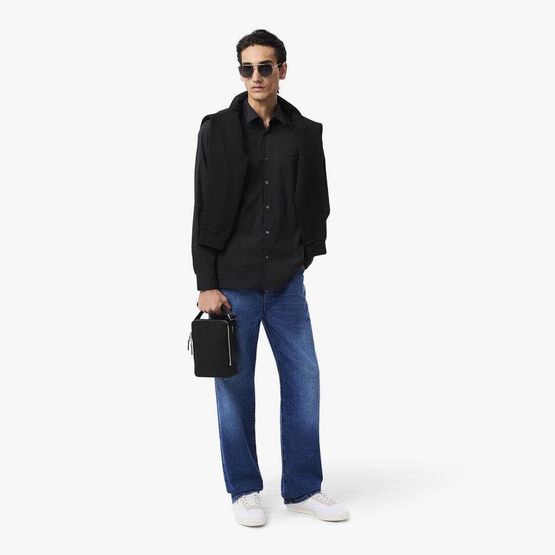 Chantaco Pique Leather Shoulder Bag Chantaco Pique Leather Shoulder Bag