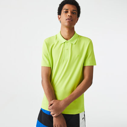 Men's Lacoste Slim Fit Organic Stretch Cotton Piqué Polo Shirt