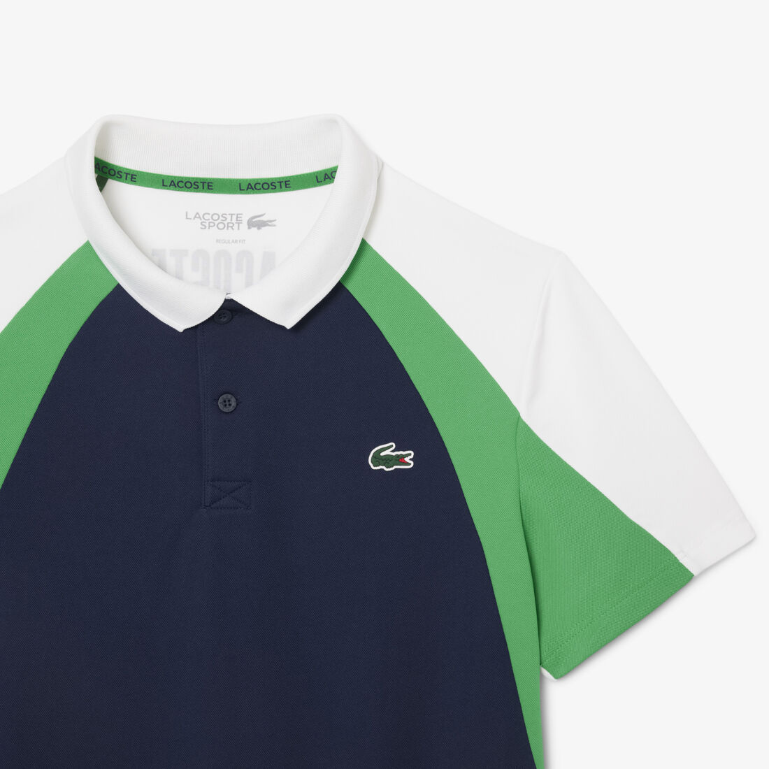 Colour-Block Printed Sport Polo Shirt Colour-Block Printed Sport Polo Shirt