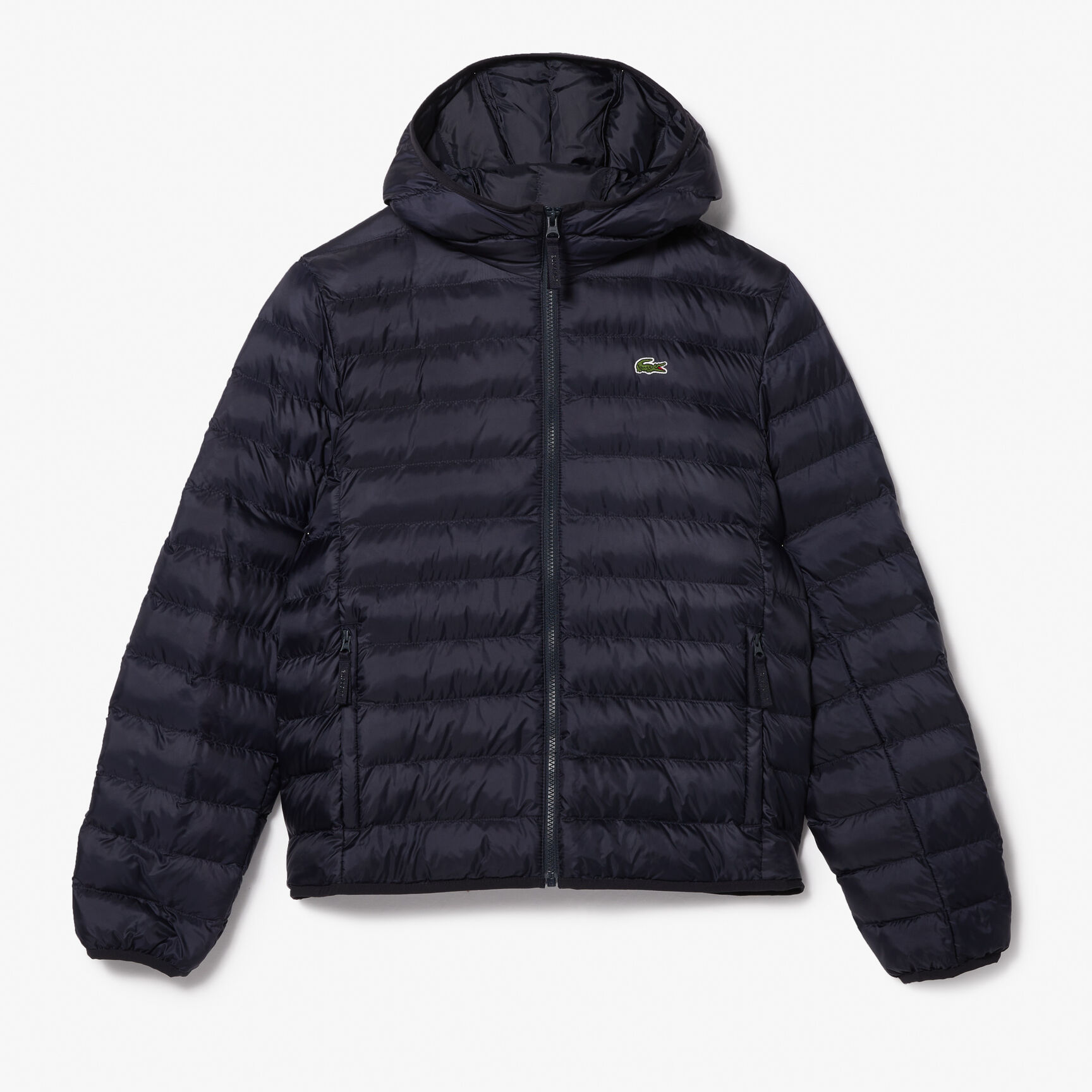 Men's Lacoste Quilted Hooded Short Jacket Men's Lacoste Quilted Hooded Short Jacket