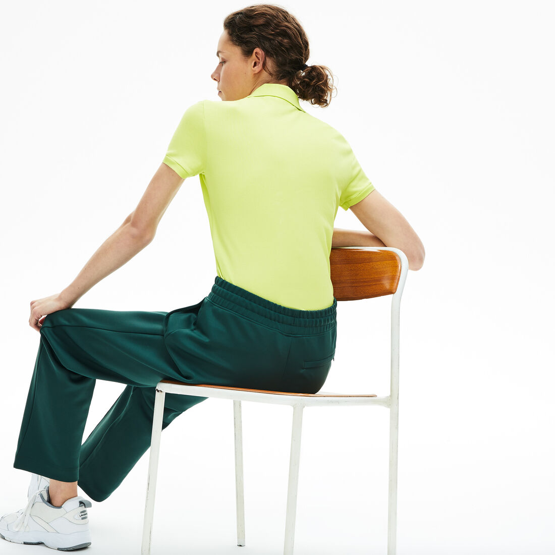 تيشيرت بولو L.12.D بقصة ضيقة من قماش بيتي بيكيه المطاطي تيشيرت بولو L.12.D بقصة ضيقة من قماش بيتي بيكيه المطاطي