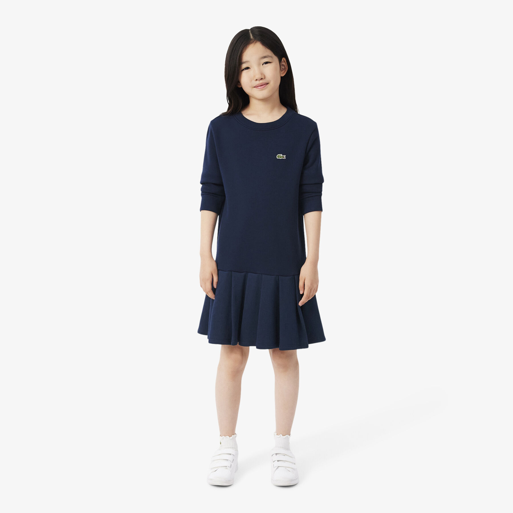 Long Sleeved Fleece Dress lacoste long sleeved fleece dress