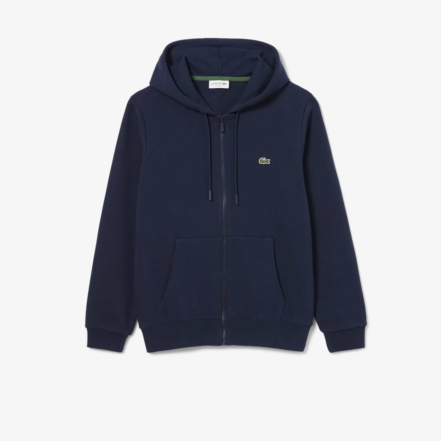 Classic Fit Zipped Fleece Sweatshirt