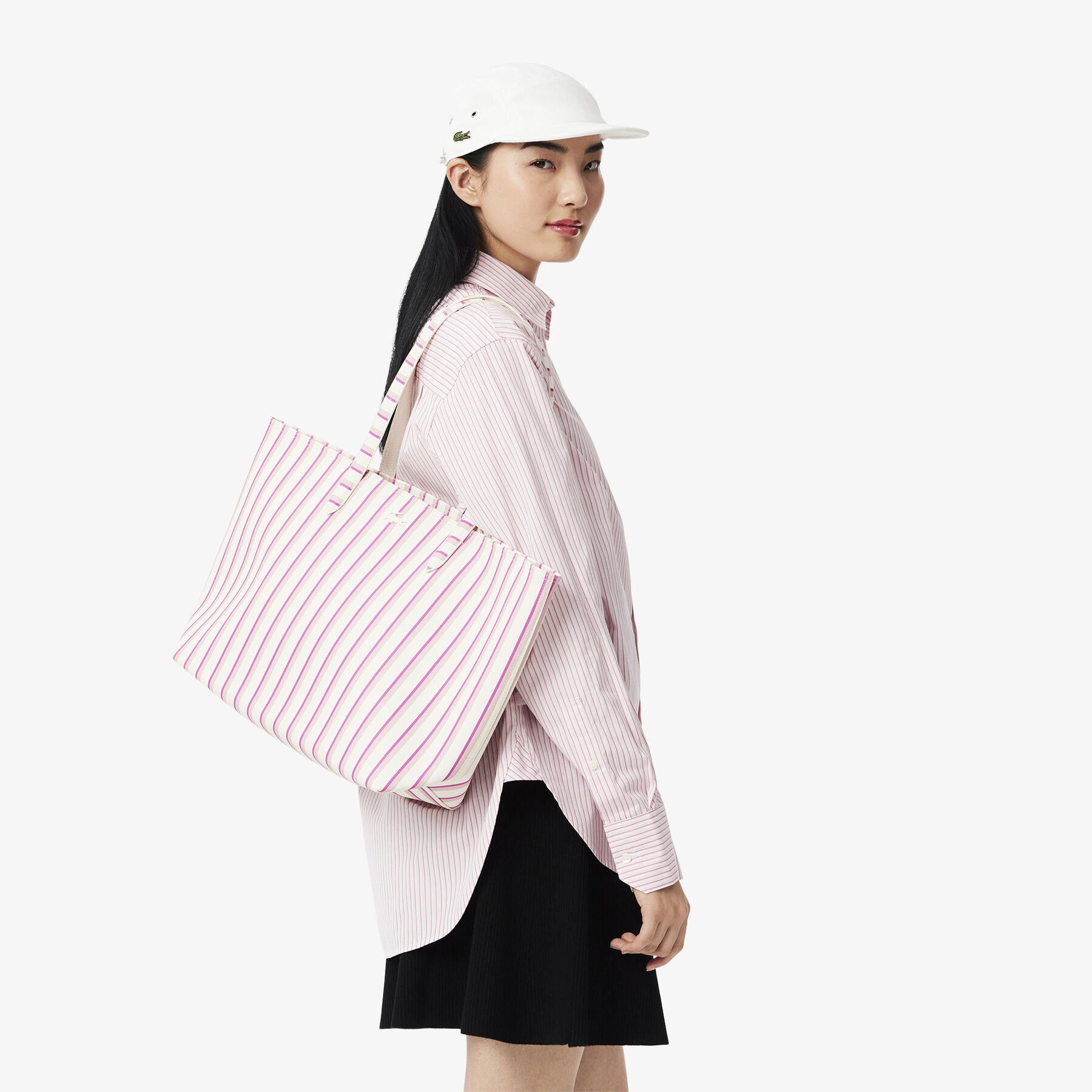 Anna Reversible Zipped Tote lacoste anna reversible zipped tote