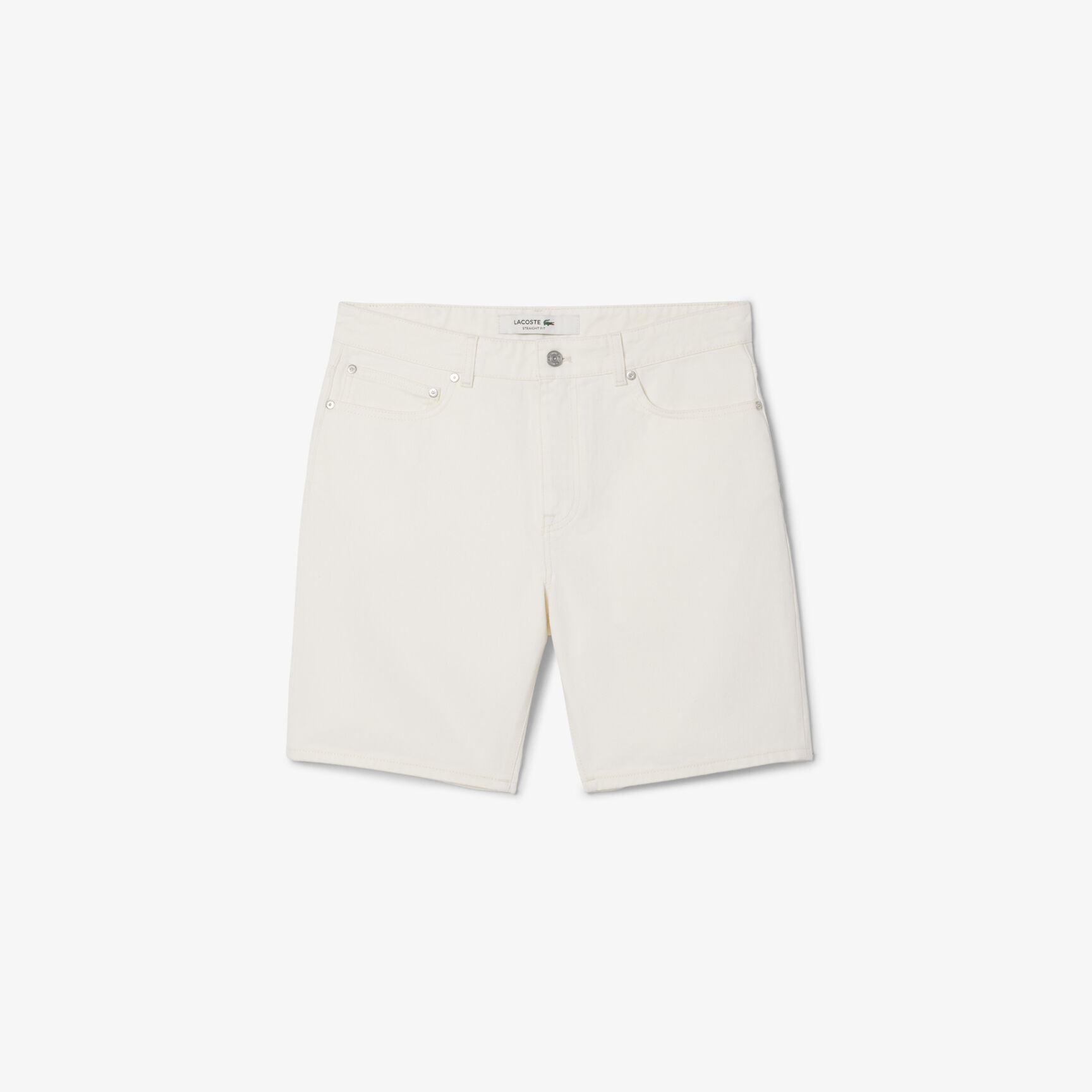 Straight Fit Denim Bermuda Shorts Straight Fit Denim Bermuda Shorts