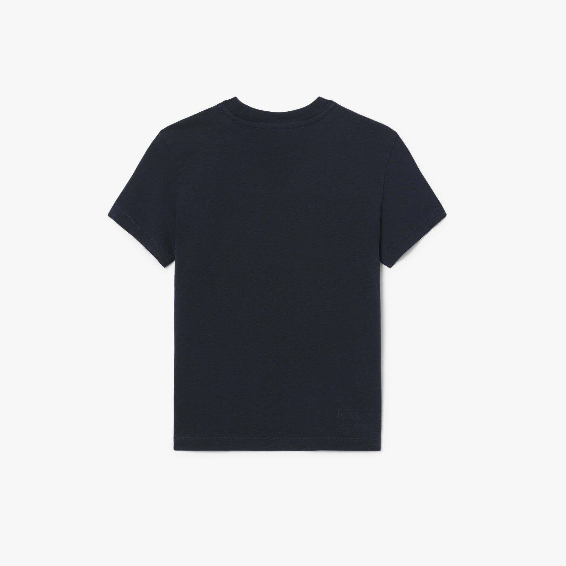 lacoste cotton colour block t shirt