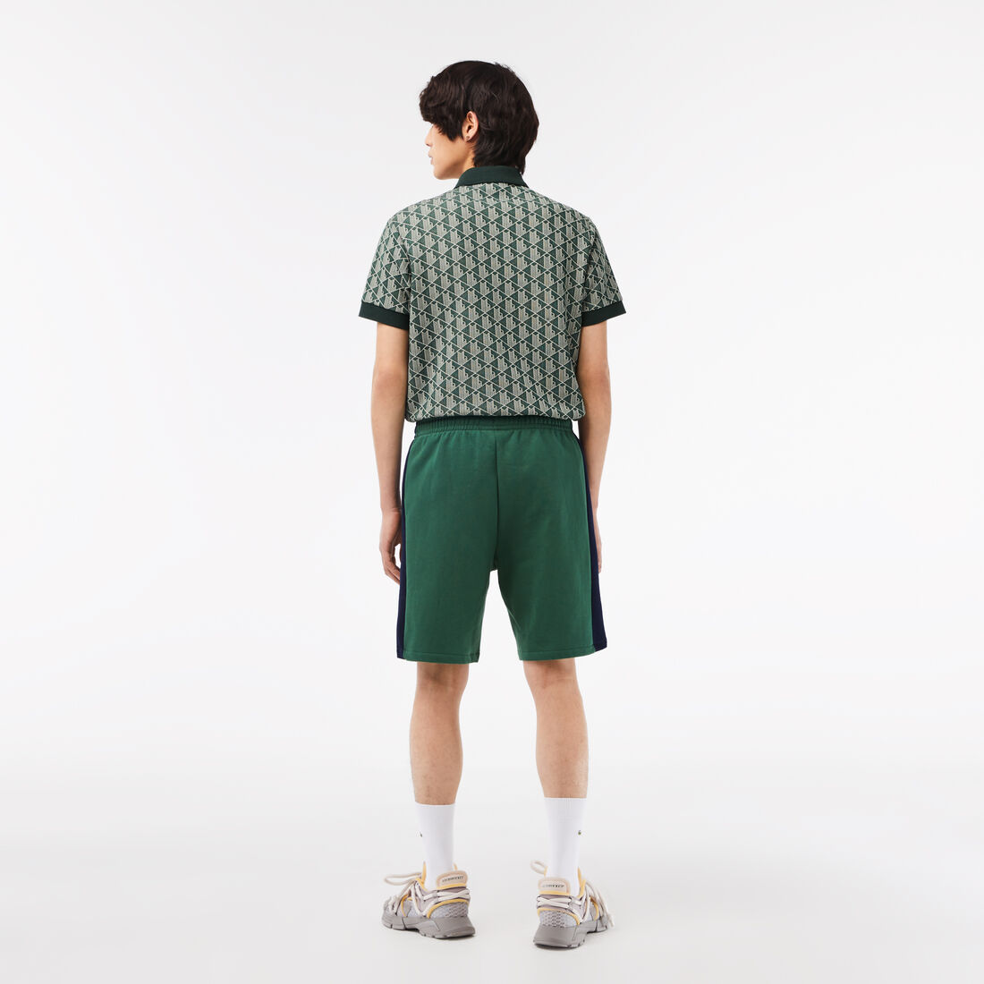 Men's Lacoste Brushed Fleece Colourblock Shorts Men's Lacoste Brushed Fleece Colourblock Shorts