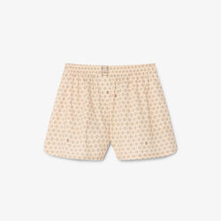 lacoste printed oversized bermuda shorts
