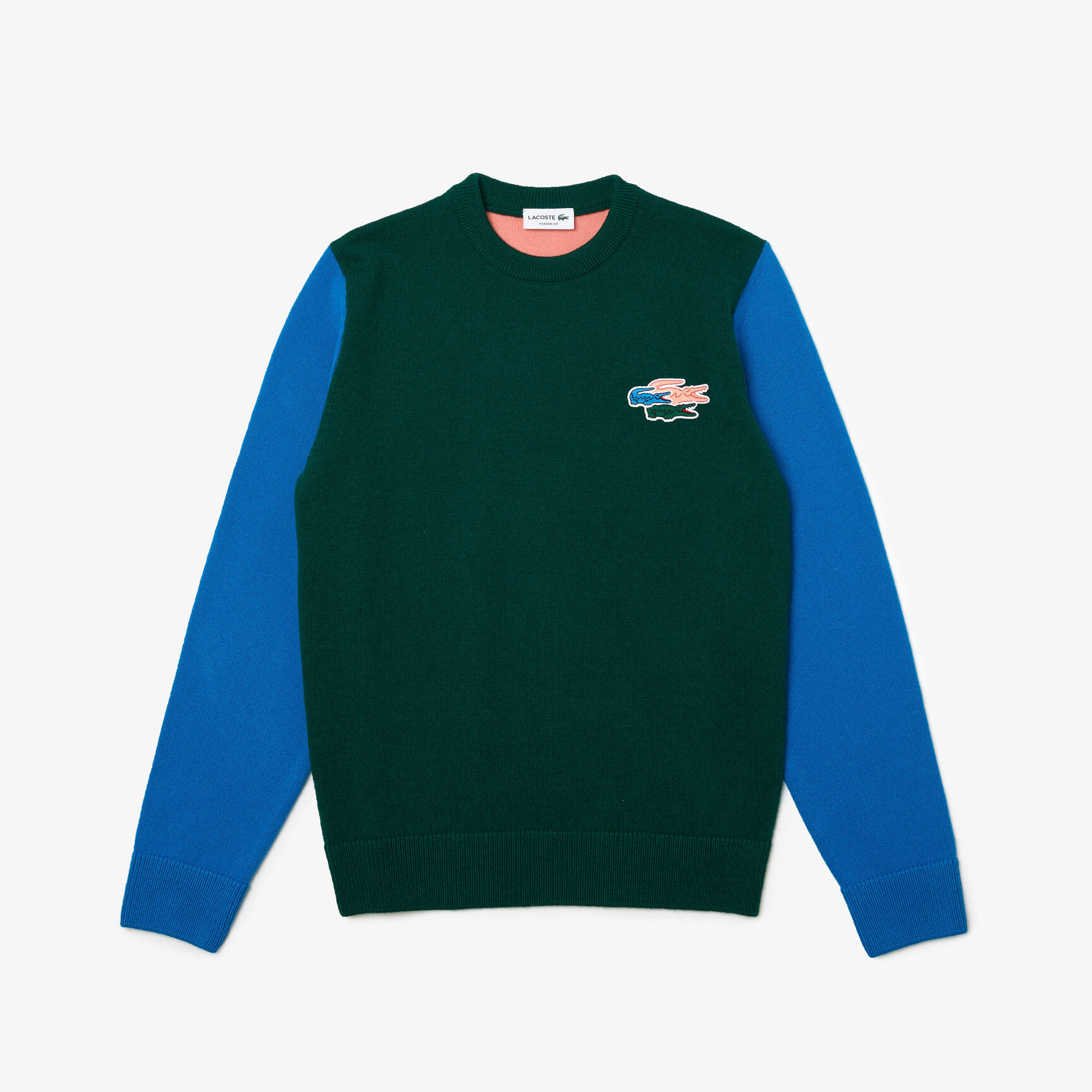 Men’s Crew Neck Colorblock Responsible Wool Sweater Men’s Crew Neck Colorblock Responsible Wool Sweater