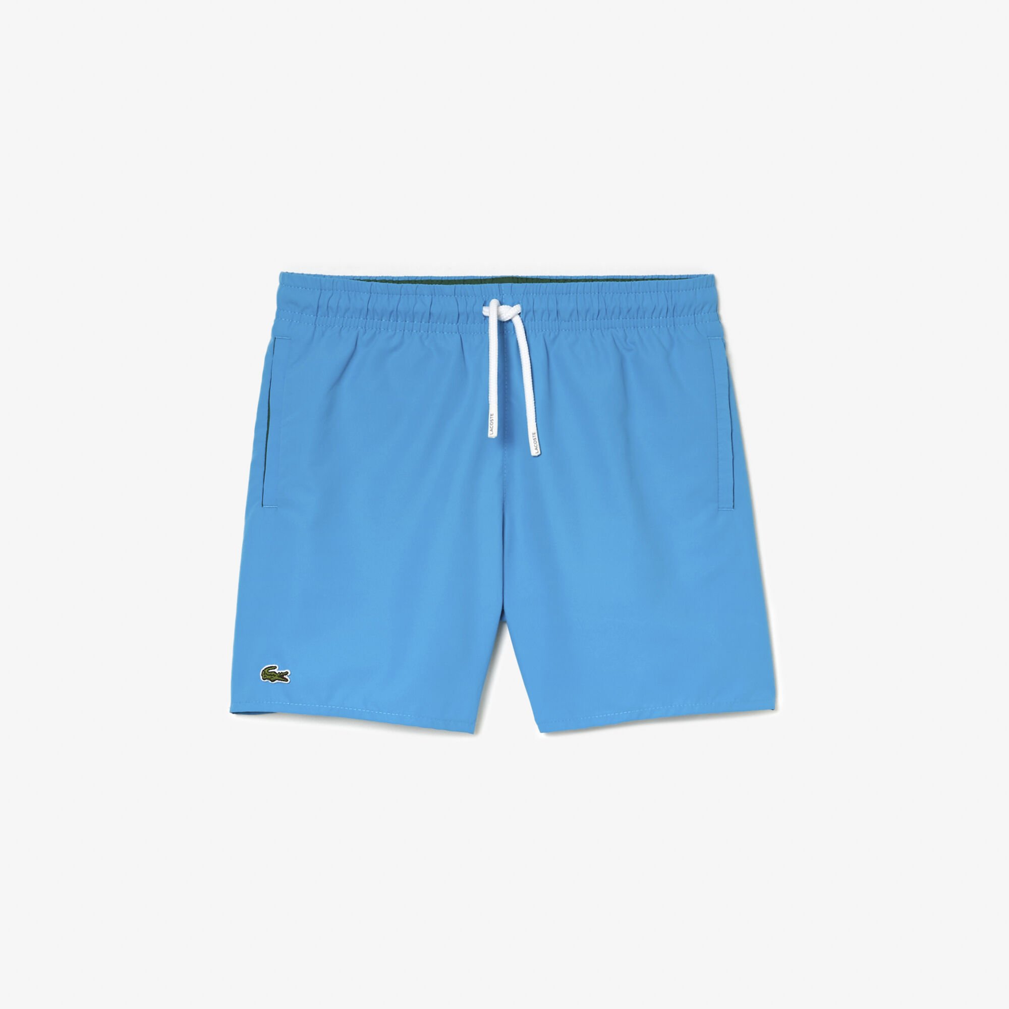 Buy Boys Quick Dry Solid Swim Shorts Lacoste QA