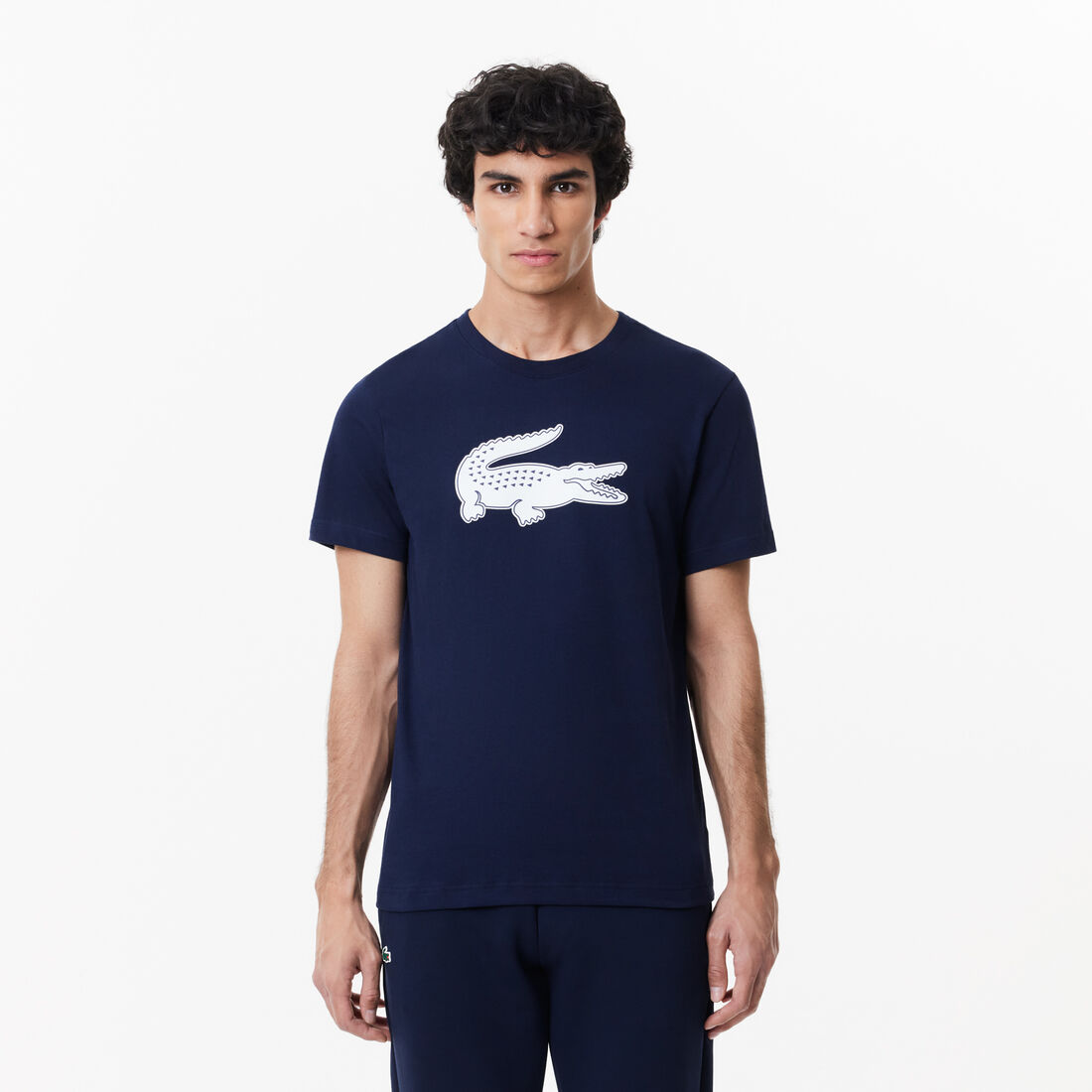 Men's Lacoste SPORT 3D Print Crocodile Breathable Jersey T-shirt