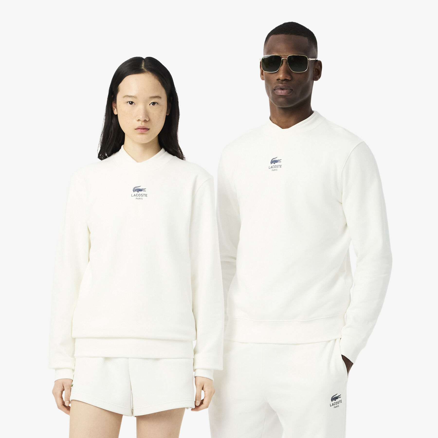 Printed Fleece Sweatshirt lacoste printed fleece sweatshirt