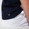 لاكوست قميص بولو للتنس من البيكيه المسامي للرجال مع أكمام مقلمة مجموعة lacoste sport