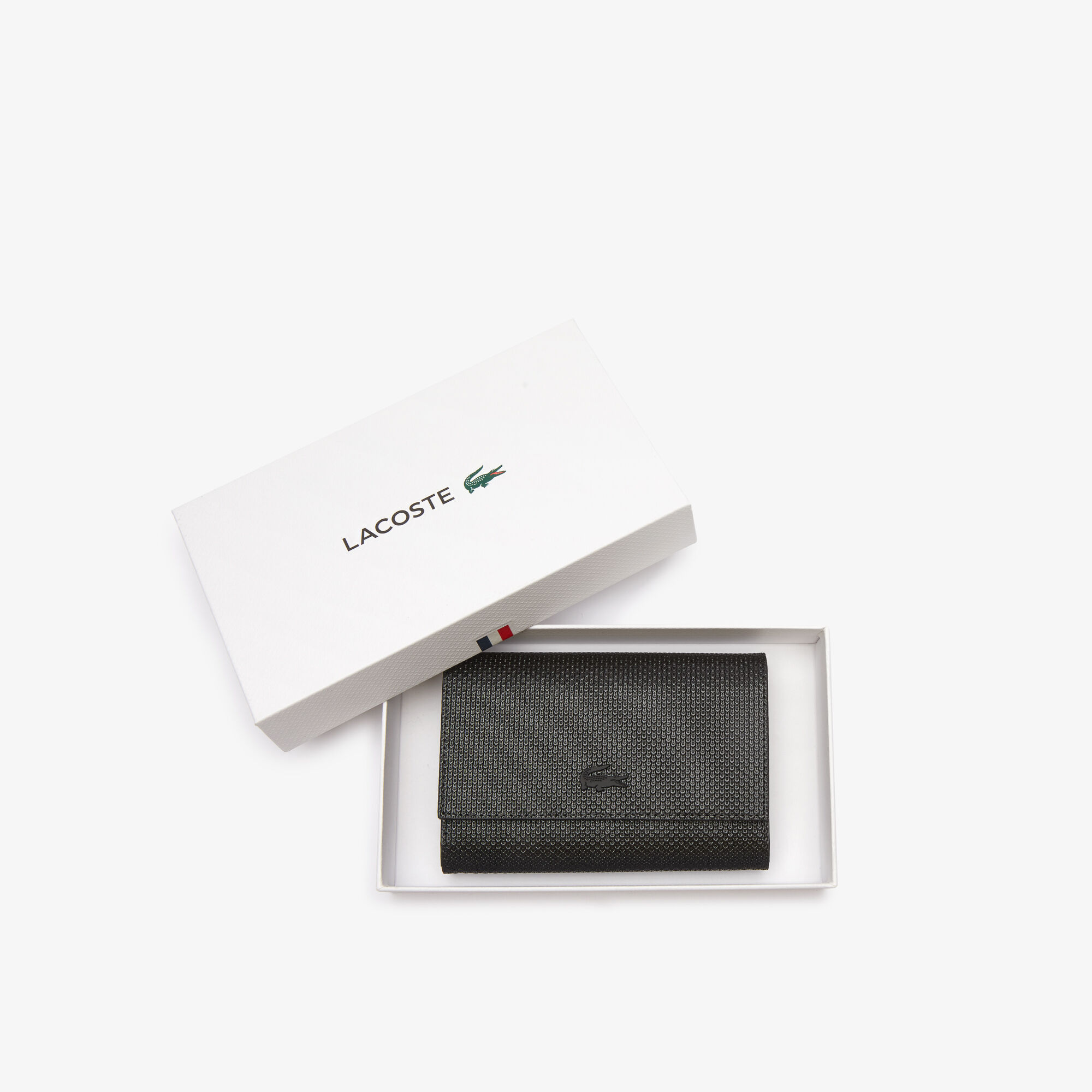 Women's Chantaco Matte Piqué Leather Snap Flap Wallet Women's Chantaco Matte Piqué Leather Snap Flap Wallet
